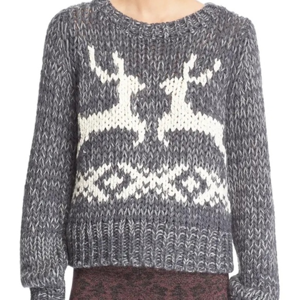 Free People Dancer & Prancer Sweater